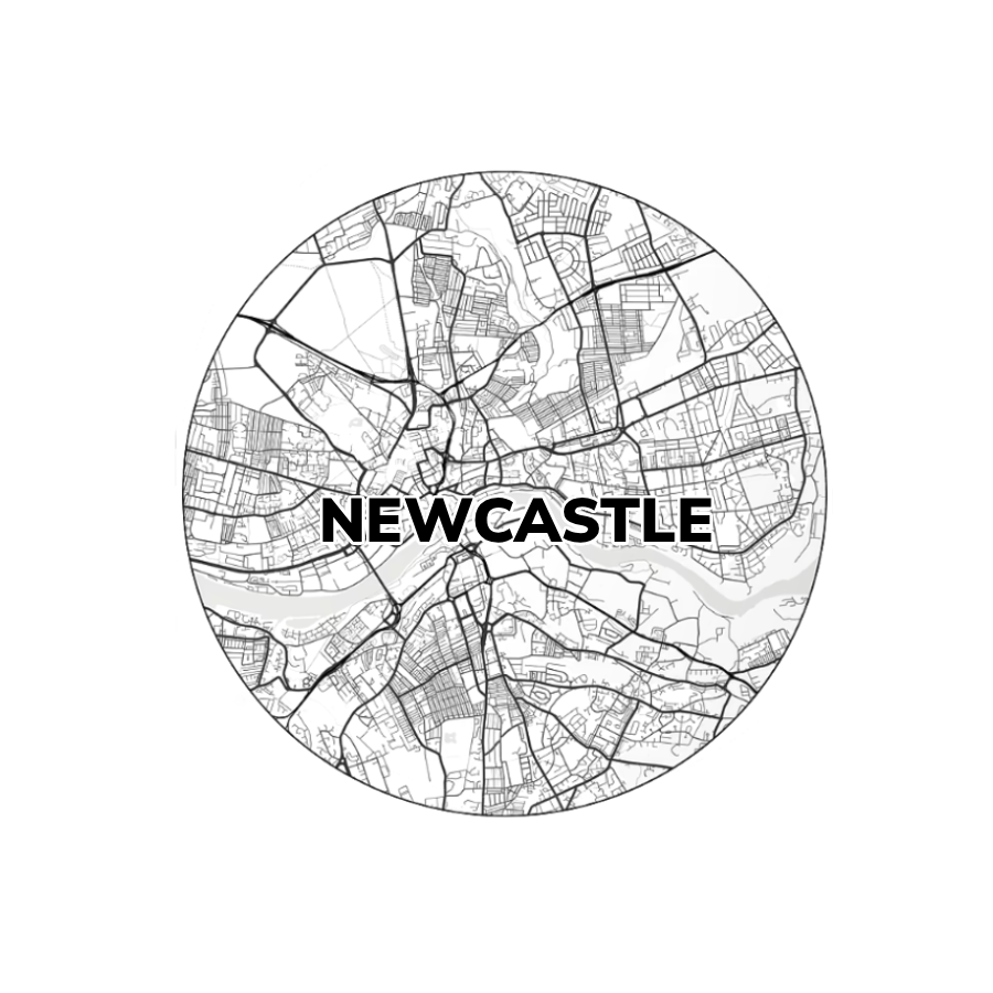 Newcastle upon Tyne coverage map