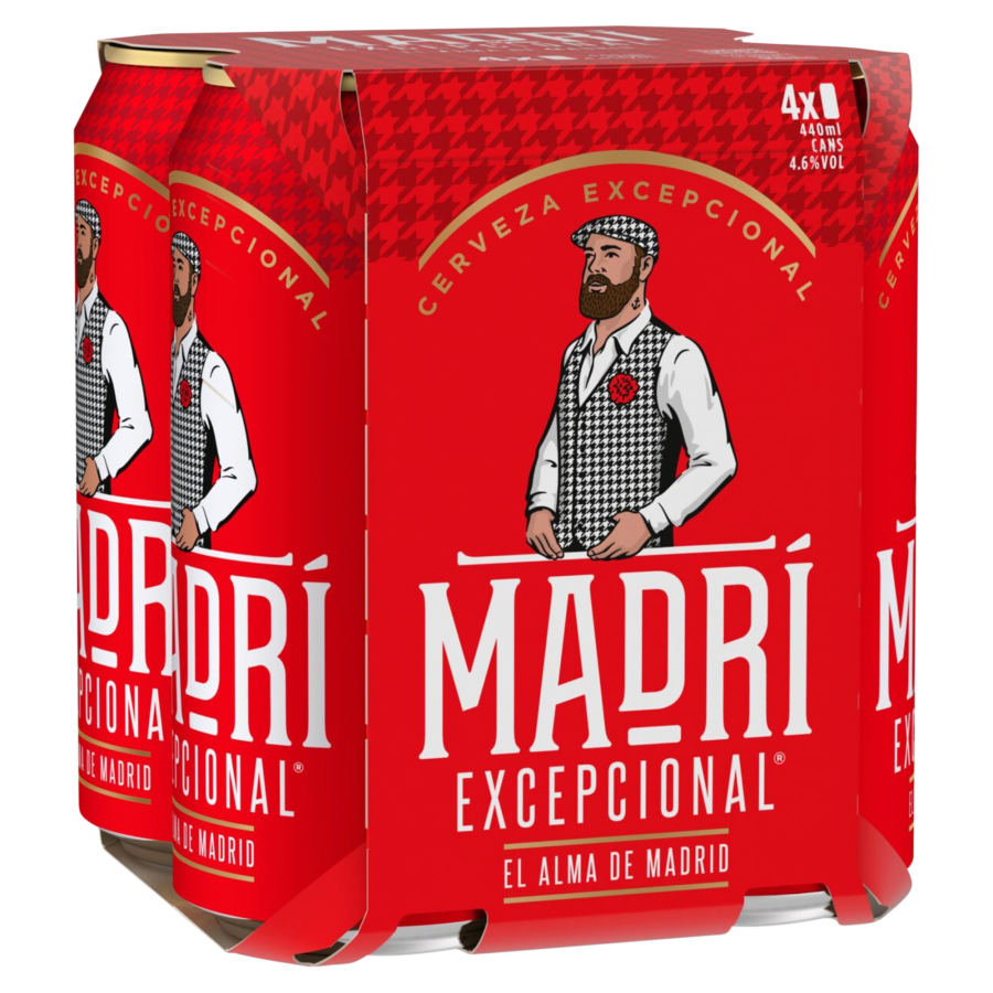 Madri Excepcional Lager 4 x 330ml