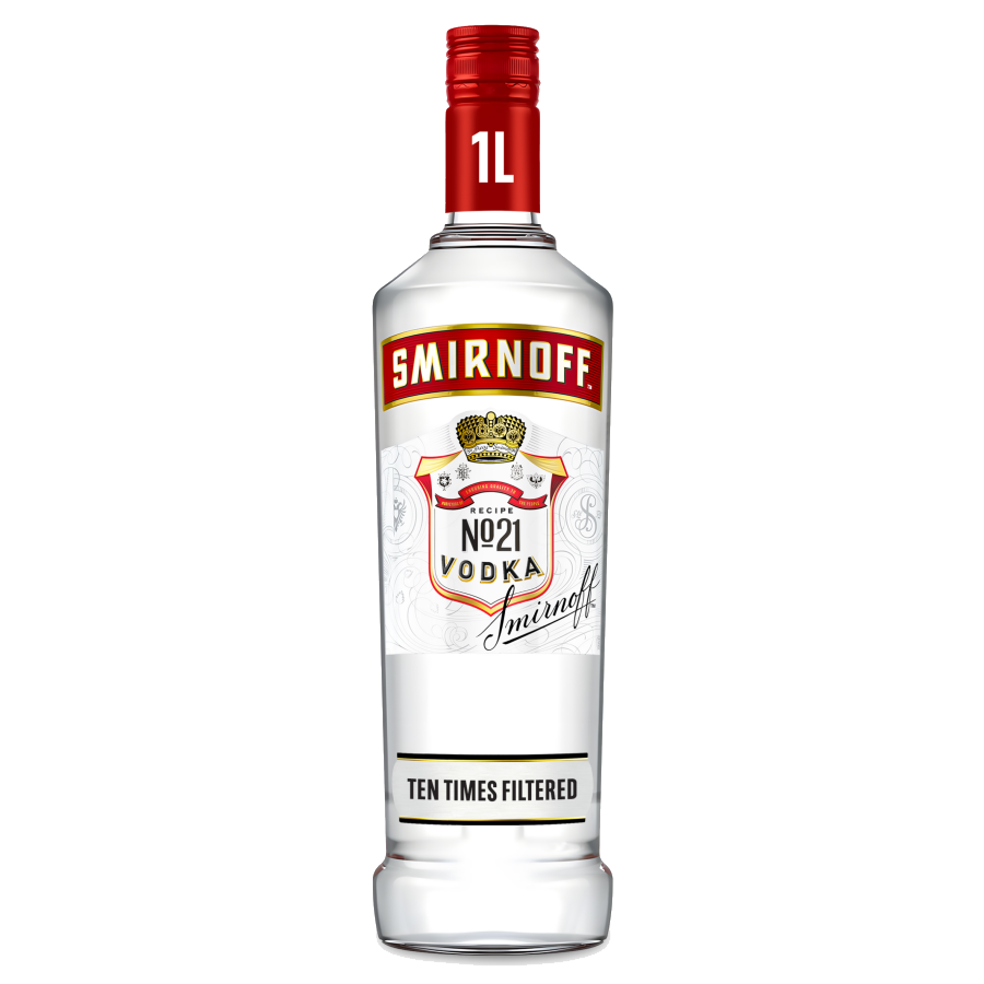Smirnoff Red Label Vodka 37.5% vol 1L